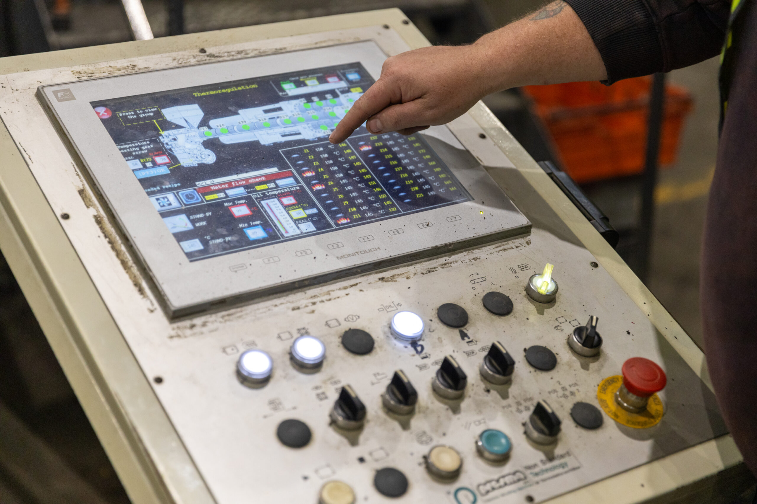 Machinery at injection moulding manufacturer