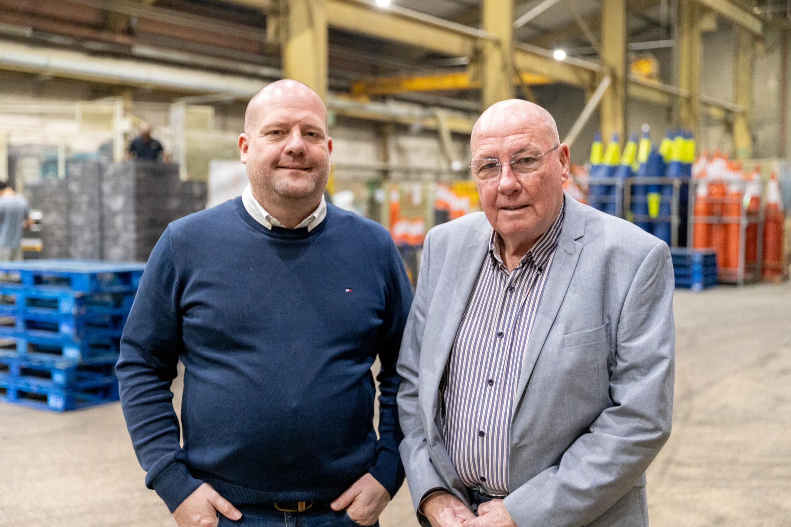 Matt Pryce, Heyside Group Managing Director, and founder of Heyside, Melvyn Pryce